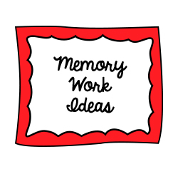 MEMORY Work Ideas